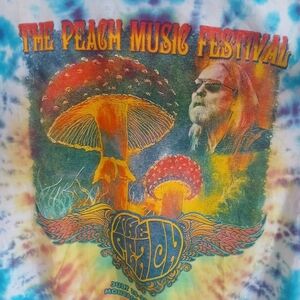 July 2019 The Peach Music Festival Tie-Dye Hanes Montage Mountain Scranton PA
